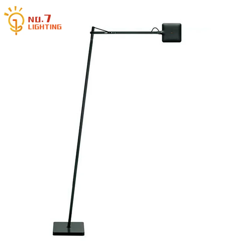 Floor Lamp Arched - Designer Industrial Swing Arm Floor Lamp