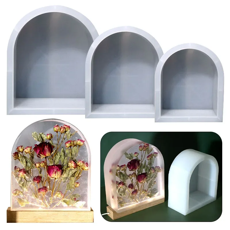 Floor Lamp Arched - Large Arch Ornaments Drip Rubber Mold