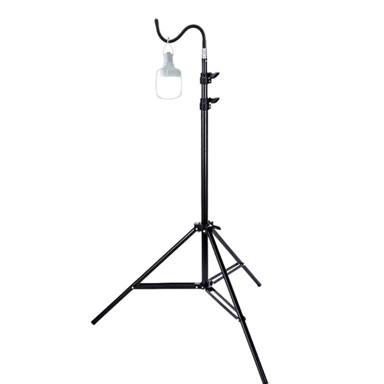 Floor Lamp Arched - 2m Campinglight Stand Folding Telescoping Tripod