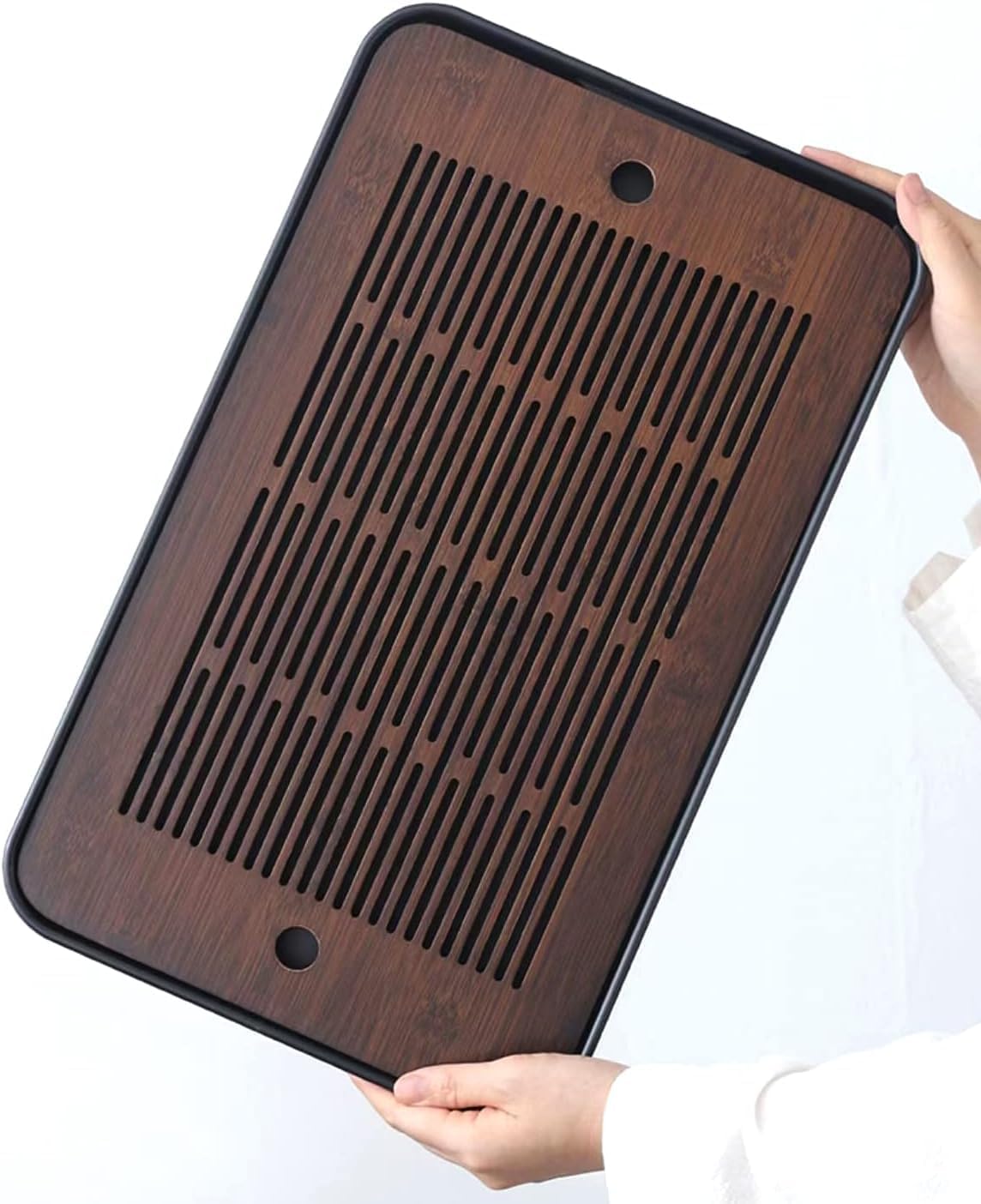 Office Furniture Used - Natural Bamboo Tea Tray with Hidden