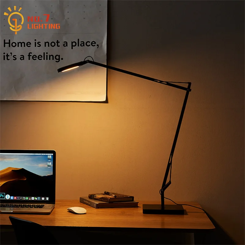Designer Industrial Swing Arm  - Floor Lamp Arched review and price