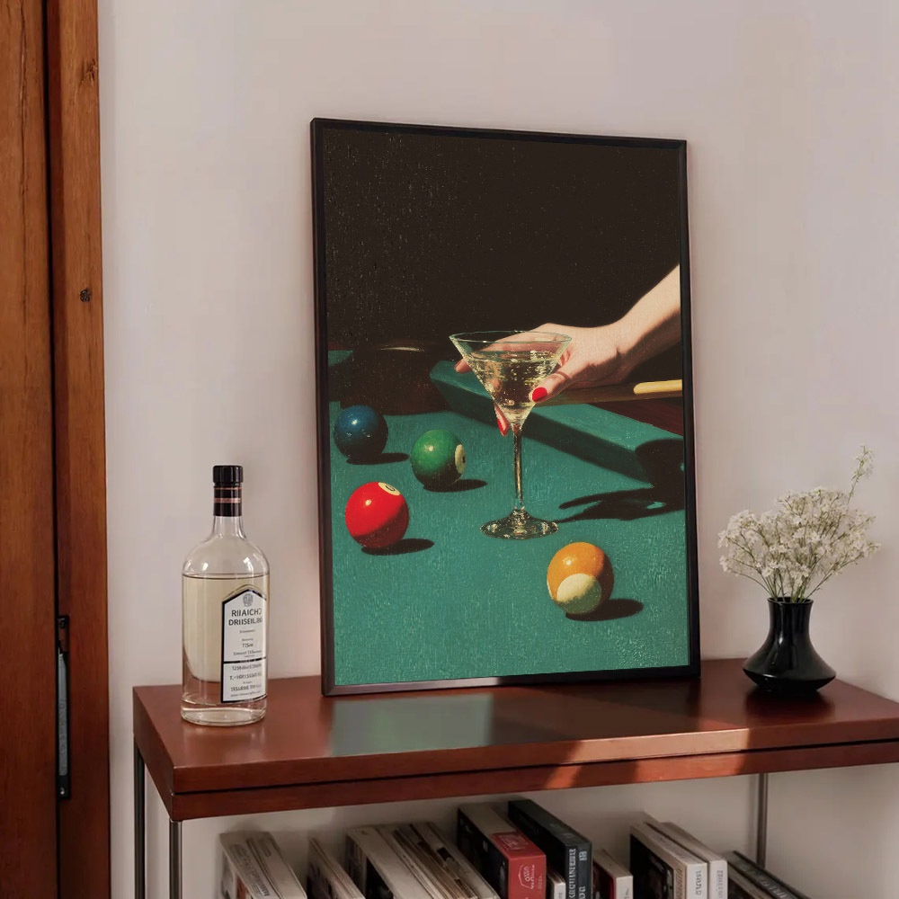 1pc Vintage Billiards Cocktail - Office Furniture Used review and price