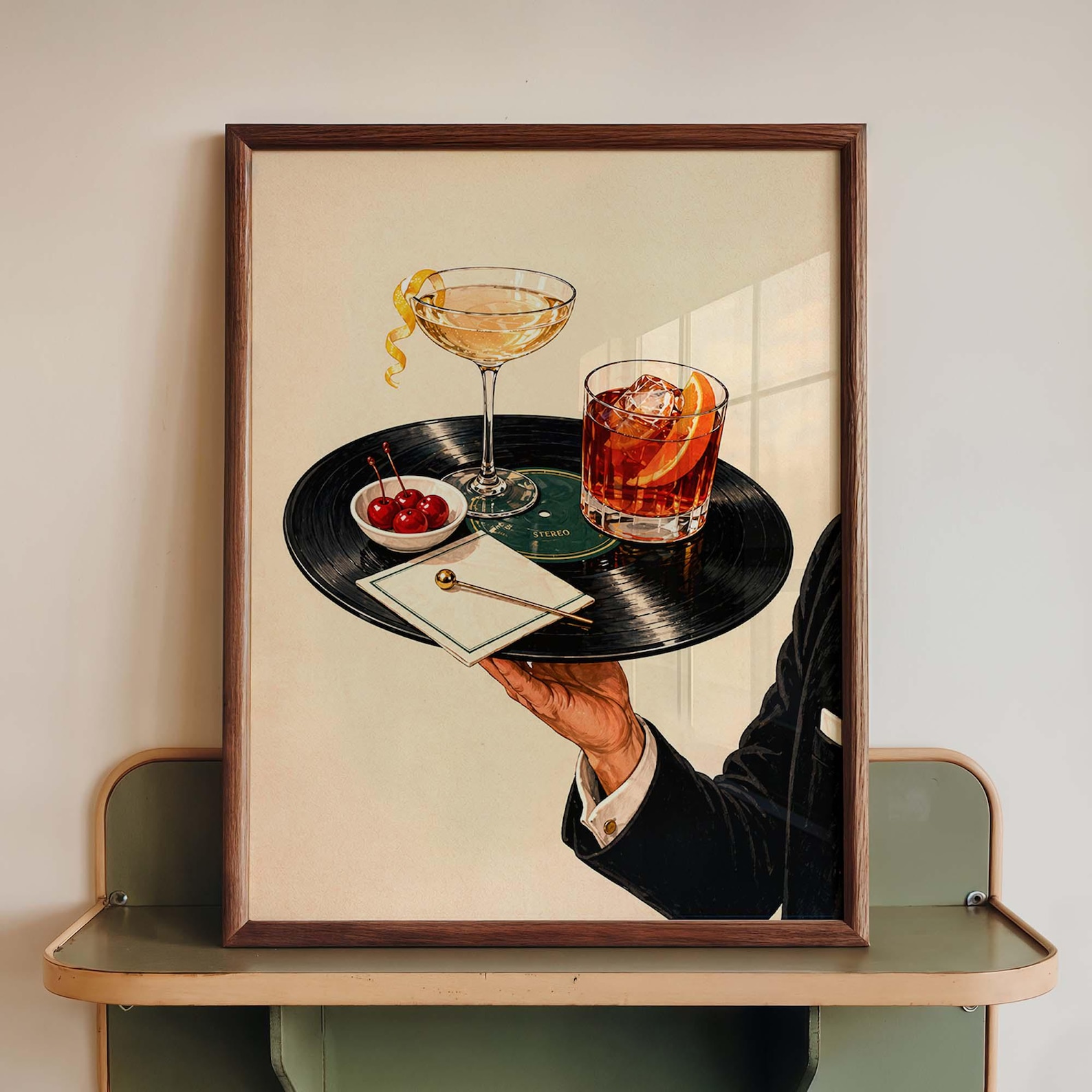 Vintage Vinyl Record Cocktail  - Office Furniture And Design review and price