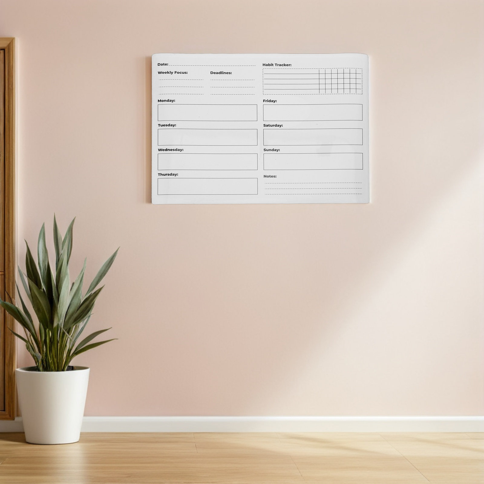 Weekly Removable Dry Erase Boa - Dry Erase Weekly review and price