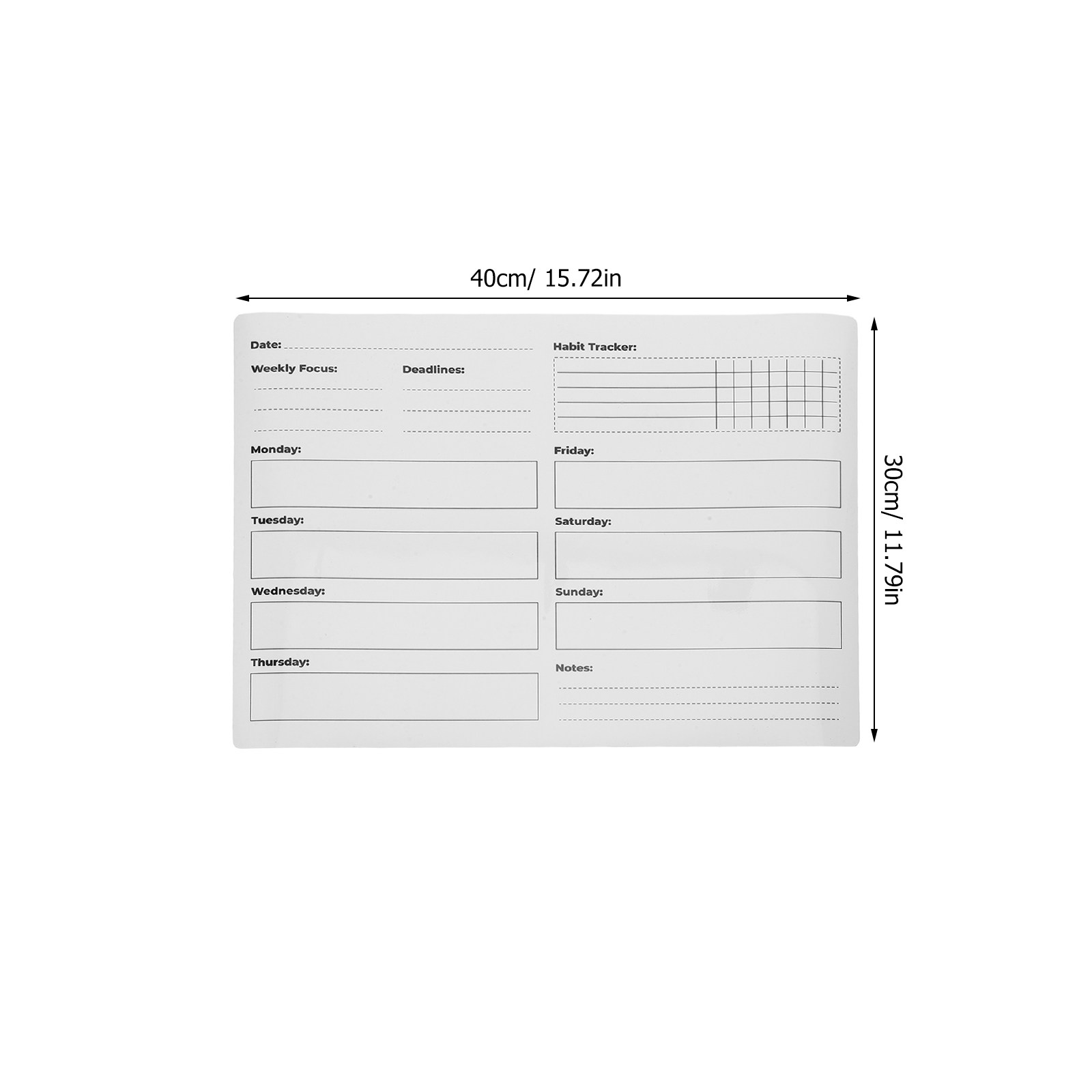 Weekly Removable Dry Erase Boa - Dry Erase Weekly review and price