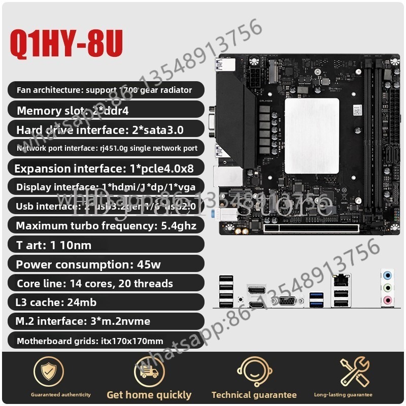 Placa-mãe Q1HY/Q1J0 com kit CP - Office Furniture Com review and price