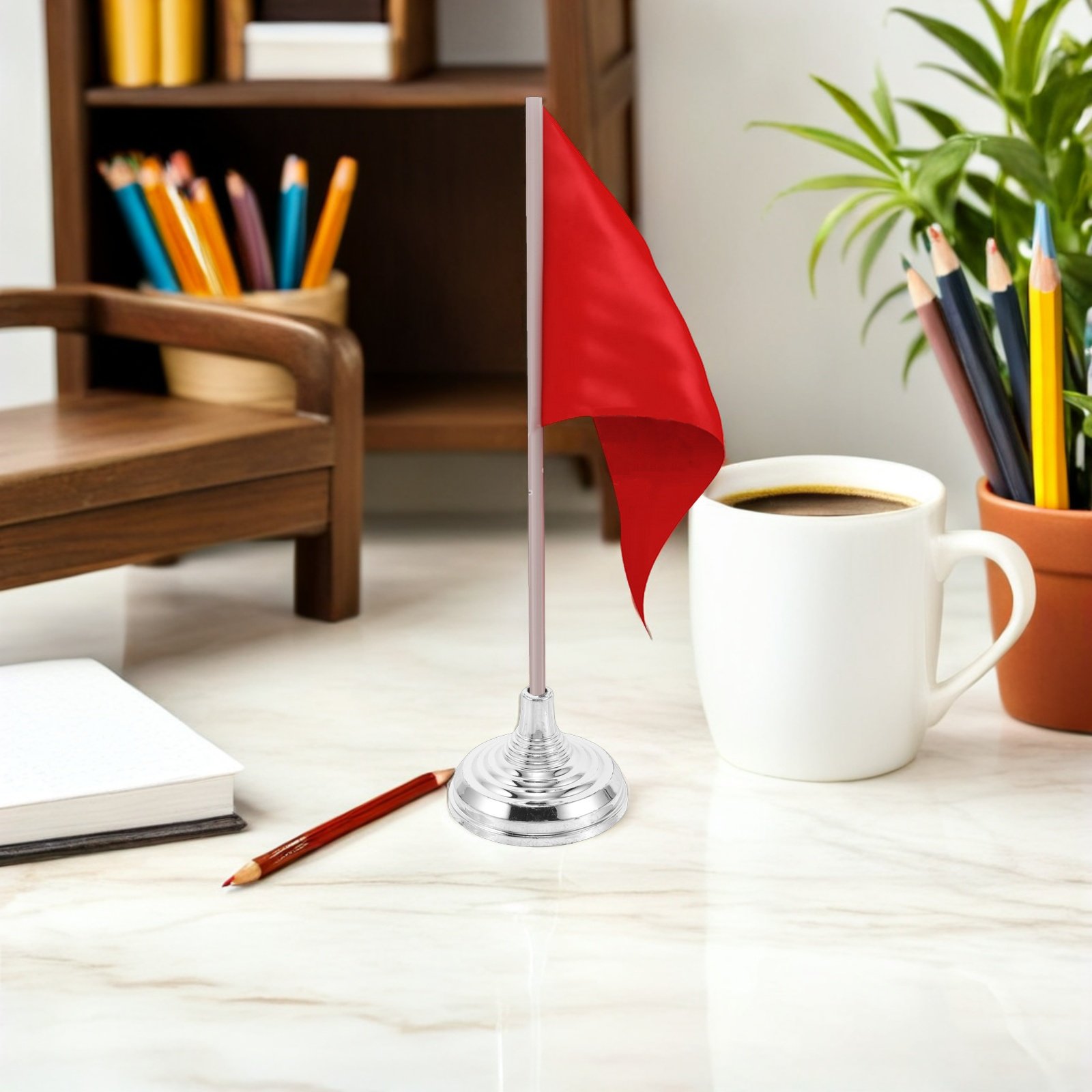 12Pcs Silver Mini Desk Flag St - Office Furniture And Design review and price