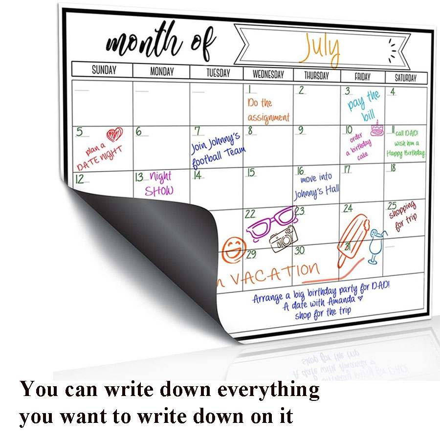 Fridge Magnetic Whiteboard Sti - Dry Erase Weekly review and price