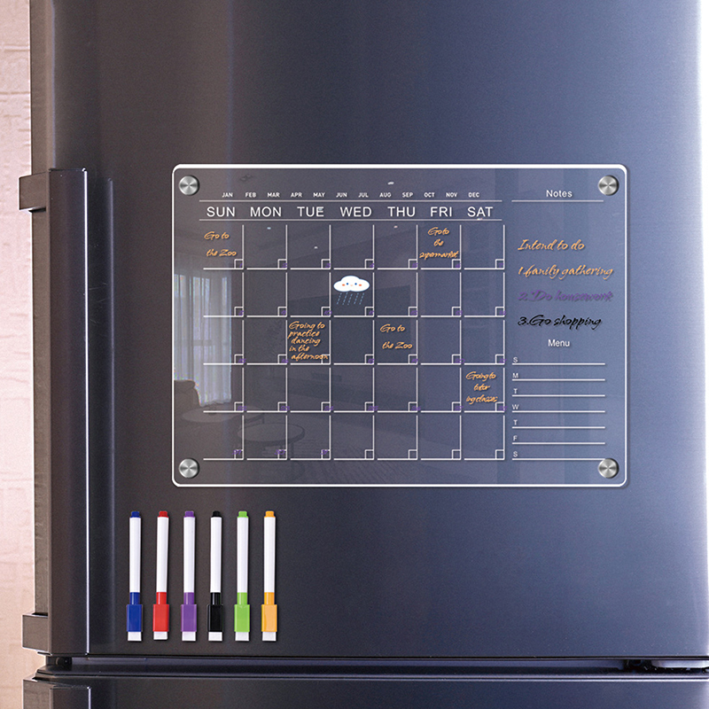 Clear Acrylic Fridge Magnet St - Dry Erase Weekly review and price