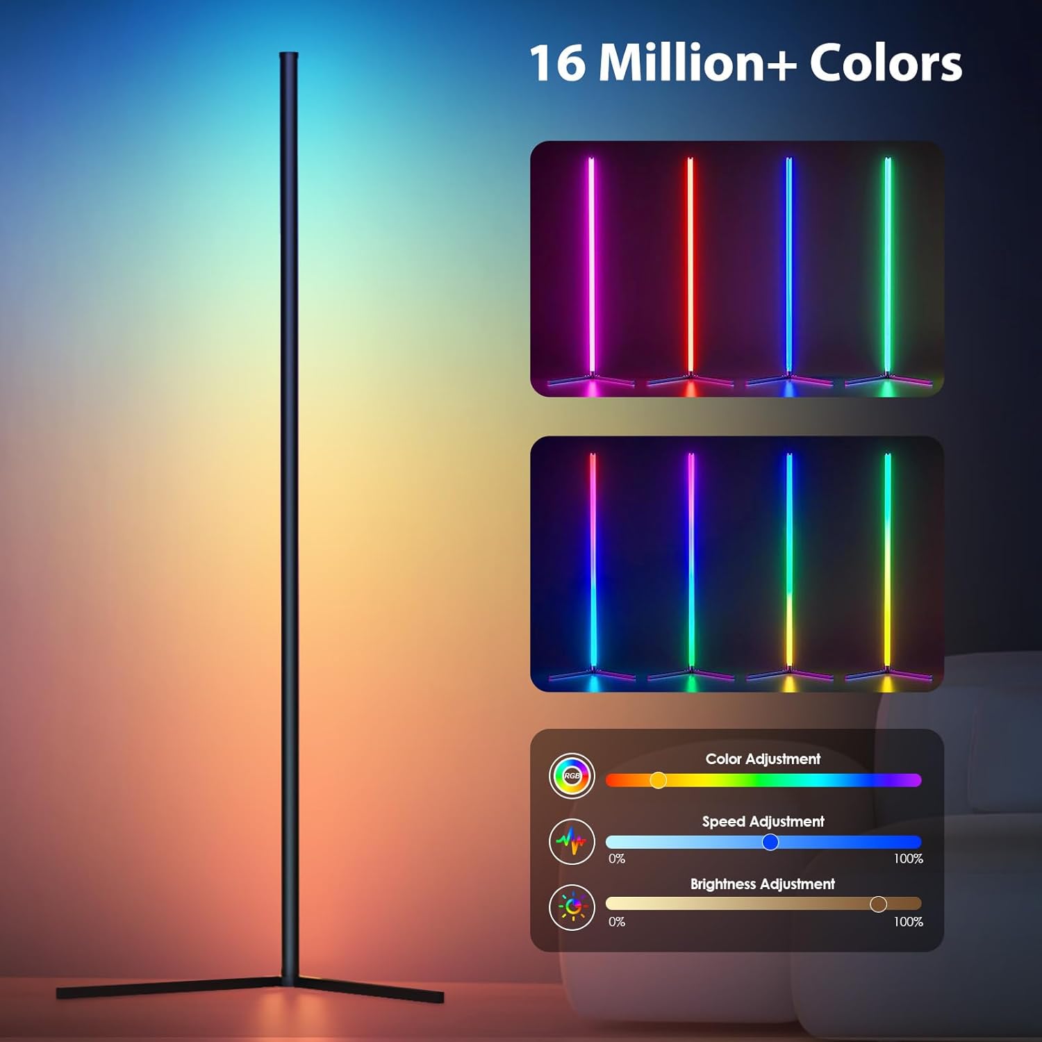 RGB Dream Color Floor Lamp wit - Floor Lamp Arched review and price