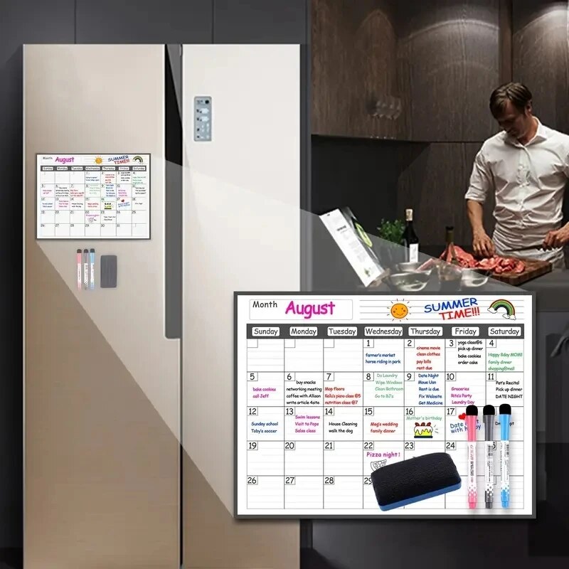 1 Set Magnetic Refrigerator Dr - Dry Erase Weekly review and price