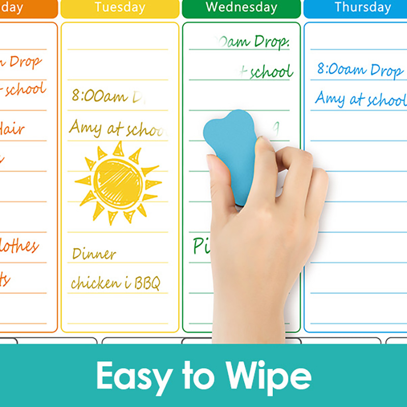 A3 Size Magnetic Monthly Weekl - Dry Erase Weekly review and price