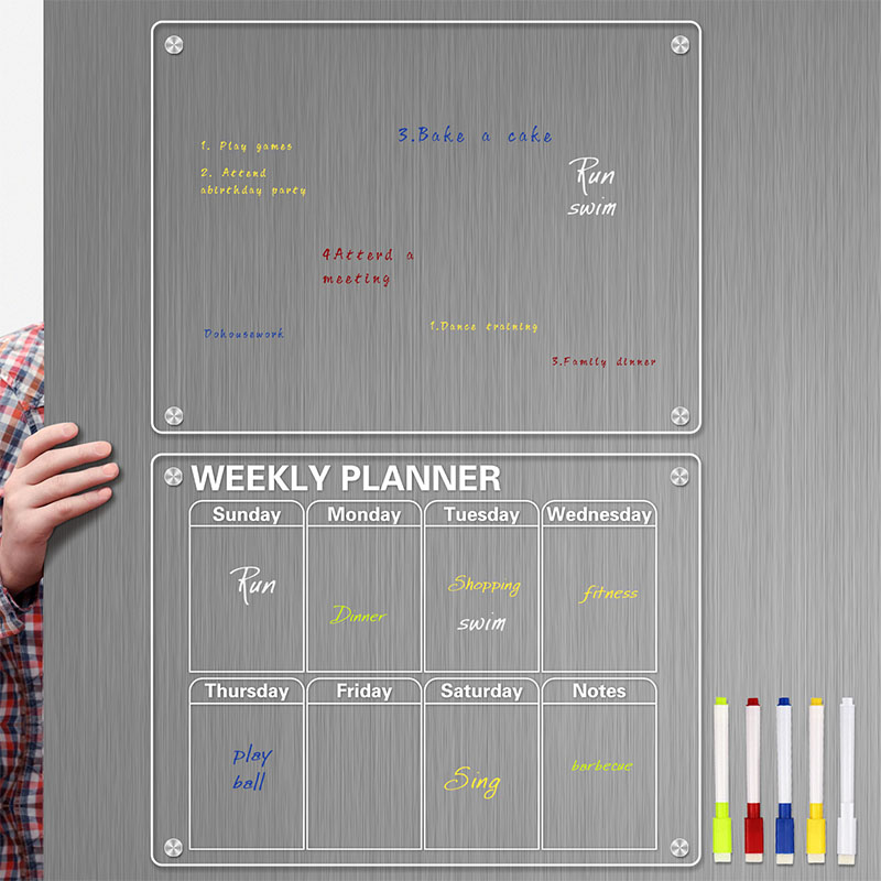 1PCS Clear Magnetic Fridge Boa - Dry Erase Weekly review and price