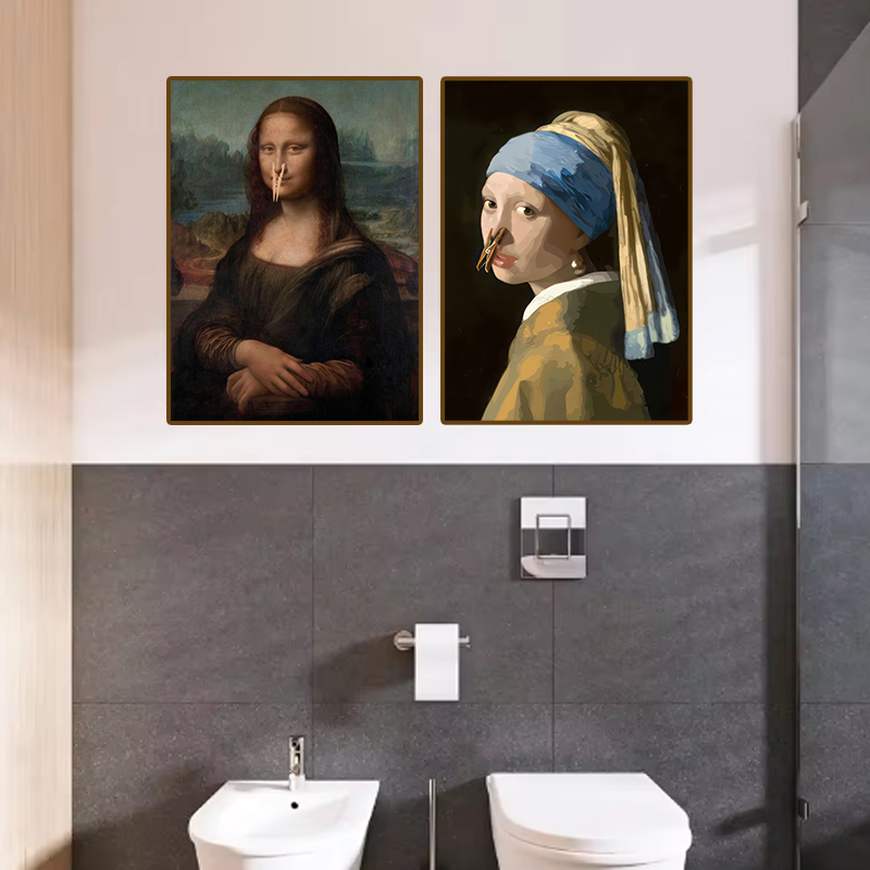 1pc Funny Abstract Bathroom To - Office Furniture Used review and price