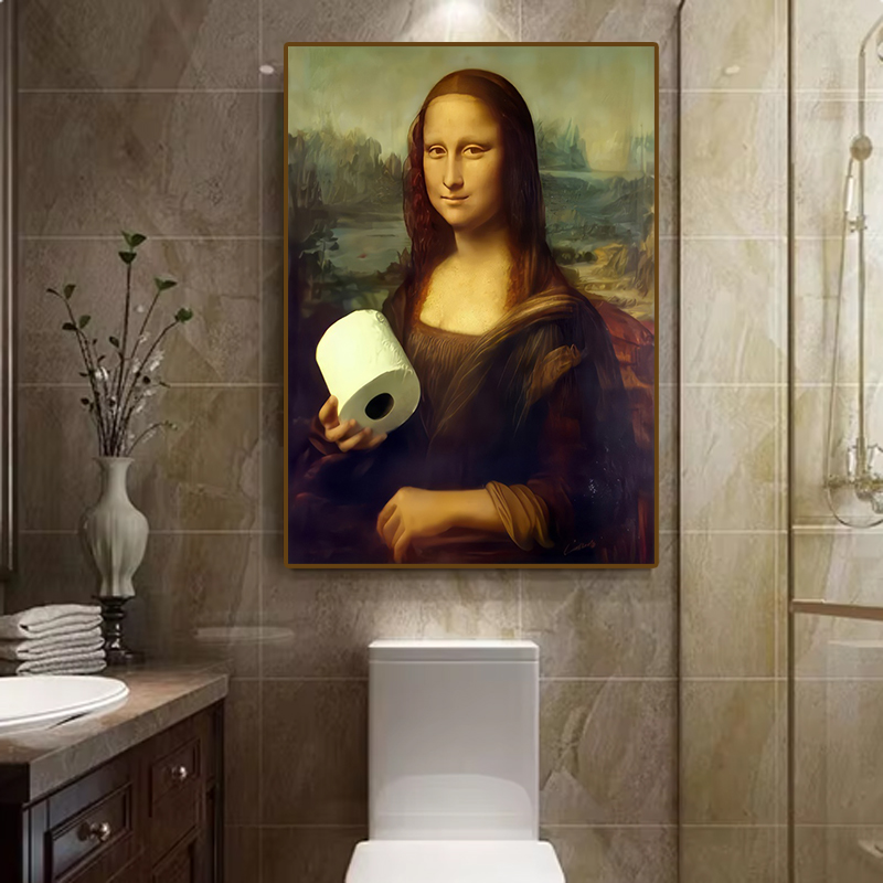 1pc Funny Abstract Bathroom To - Office Furniture Used review and price