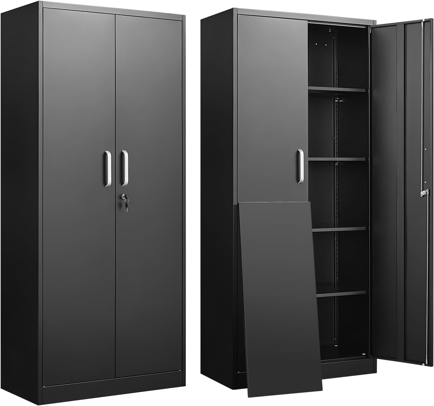 Metal Storage Cabinet With Adj - Office Furniture Used review and price