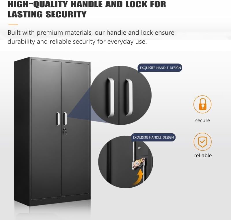Metal Storage Cabinet With Adj - Office Furniture Used review and price